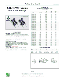 Click here to download CTCH895F-100M Datasheet