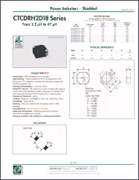 Click here to download CTCDRH2D18F-220N Datasheet