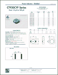 Click here to download CT920CYF-270M Datasheet