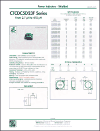 Click here to download CTCDC5D23F-120L Datasheet