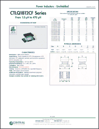 Click here to download CTLQ1812CF-471K Datasheet