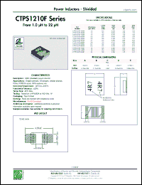 Click here to download CTPS1210F-3R3M Datasheet