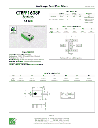 Click here to download CTBPF1608T2450F Datasheet