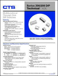 Click here to download 206-4212ENP Datasheet