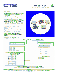 Click here to download 425F21CM Datasheet