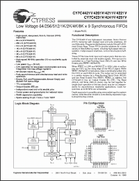 Click here to download CY7C4241V-15JC Datasheet