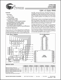 Click here to download CY7C109-25VC Datasheet