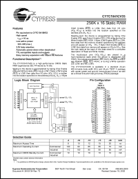 Click here to download CY7C1041CV33-20ZI Datasheet