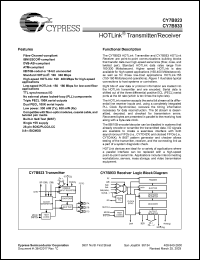 Click here to download CY7B933-SC Datasheet