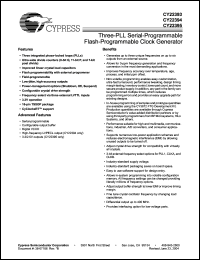 Click here to download CY22394ZC-XXXT Datasheet