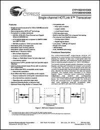 Click here to download CYV15G0101DXB-BBC Datasheet