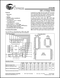 Click here to download CY7C199-35ZI Datasheet