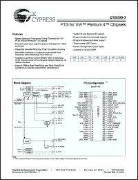 Click here to download CY28325OXC-3 Datasheet