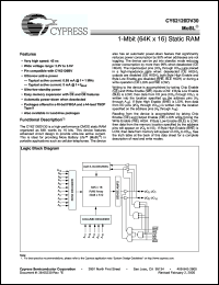 Click here to download CY62126DV30LL-45BVI Datasheet