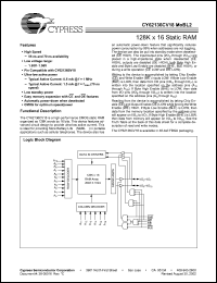 Click here to download CY62136CV18LL-55BAI Datasheet