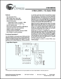 Click here to download CY62146DV30L-55ZSXI Datasheet