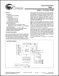 Click here to download CY62147CV33LL-55BAI Datasheet