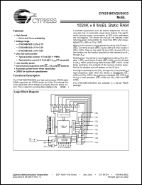 Click here to download CY62158CV30LL-70BAI Datasheet