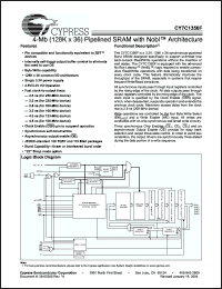 Click here to download CY7C1350F-200AC Datasheet