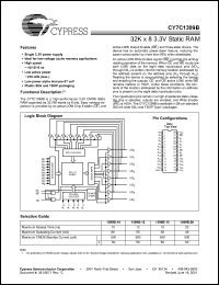 Click here to download CY7C1399BL-10VC Datasheet