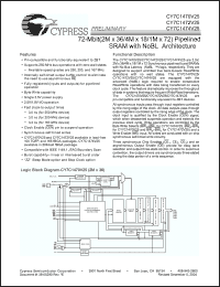 Click here to download CY7C1472V25-250BZXC Datasheet