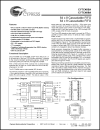 Click here to download CY7C409A-25DMB Datasheet