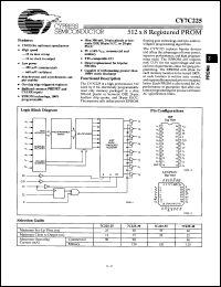 Click here to download CY7C225A35LMB Datasheet