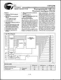 Click here to download CY7C270-40LMB Datasheet