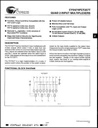 Click here to download CY54FCT2257ATDM Datasheet