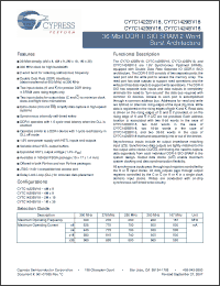 Click here to download CY7C1424BV18-300BZXI Datasheet