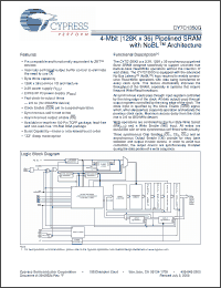 Click here to download CY7C1350G-200BGC Datasheet