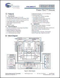 Click here to download CY8C42123-24SXI Datasheet