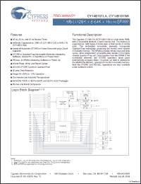 Click here to download CY14B101NA-ZS25XCT Datasheet