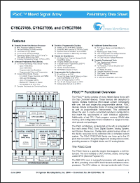Click here to download CY8C27566-SPAXE Datasheet