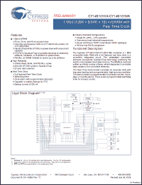 Click here to download CY14B101KA-ZS25XCT Datasheet