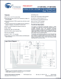 Click here to download CY14B104MA-ZS45XIT Datasheet