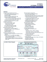 Click here to download CY7C64345-32LQXI Datasheet