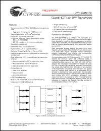 Click here to download CYP15G0401TB-BGXI Datasheet