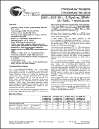 Click here to download CY7C1356A-200BGCI Datasheet