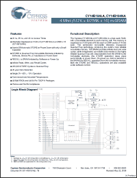 Click here to download CY14B104NA-ZS25XIT Datasheet