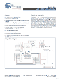 Click here to download CY14B101L-SZ35XC Datasheet