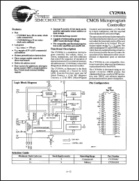 Click here to download CY8C910-93JC Datasheet