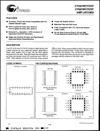 Click here to download CY54FCT573TQC Datasheet