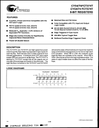 Click here to download CY54FCT2374CTDM Datasheet