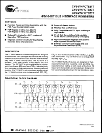 Click here to download CY54FCT821BTLM Datasheet