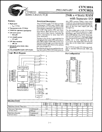 Click here to download CY7C102A25DMB Datasheet