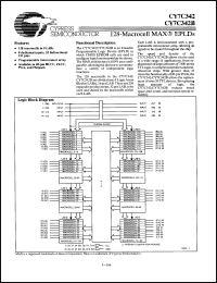 Click here to download CY7C342-40HC Datasheet