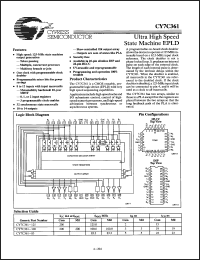 Click here to download CY7C361-125WC Datasheet