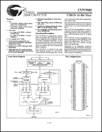 Click here to download CY7C9101-40LC Datasheet