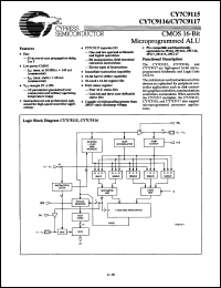 Click here to download CY7C9115-65JC Datasheet